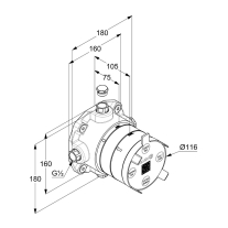 Corp încastrat, Kludi, Slim.Boxx